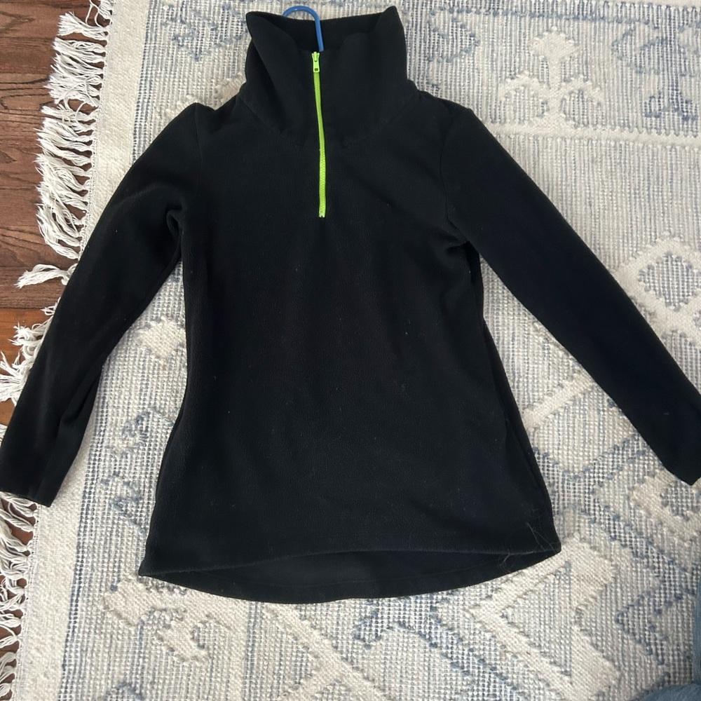 Dudley Stephens Black Tunic with green zipper - with pockets